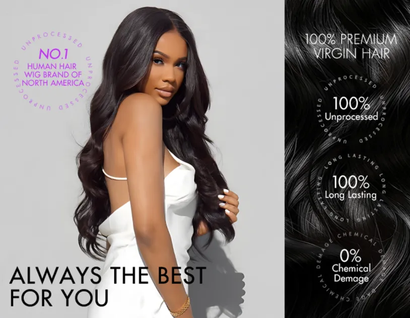 Top Black Clip-In Hair Extensions for Seamless Volume and Length